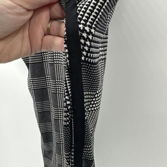 Lauren Ralph Lauren Shirt Womens Medium Black Houndstooth Plaid - Picture 8 of 8